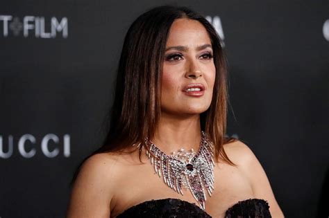 Salma Hayek stuns in Gucci swimsuit: ‘Not my wardrobe for